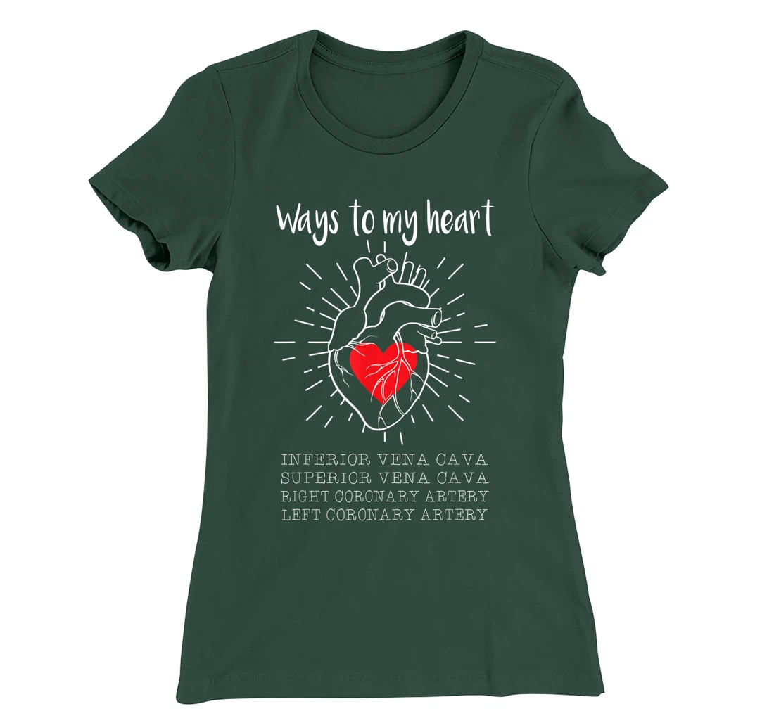 Ways To My Heart Inferior Vena Cava For Cardiologist Surgeon T-Shirt, Women T-Shirt