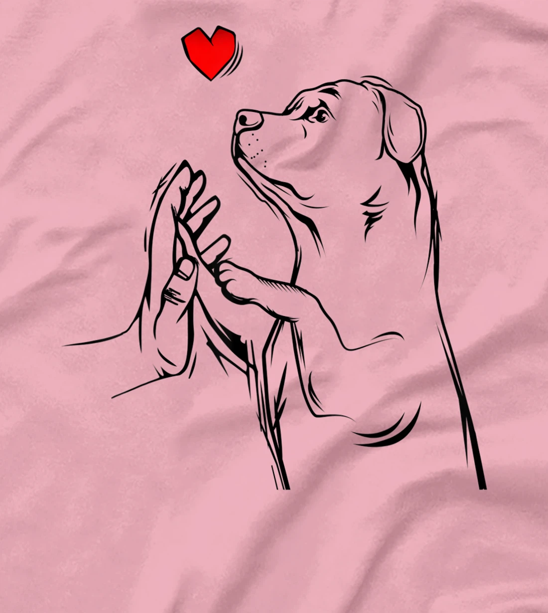 Rottweiler Love Funny Dog Mom Women T-Shirt, Kid T-Shirt and Women T-Shirt