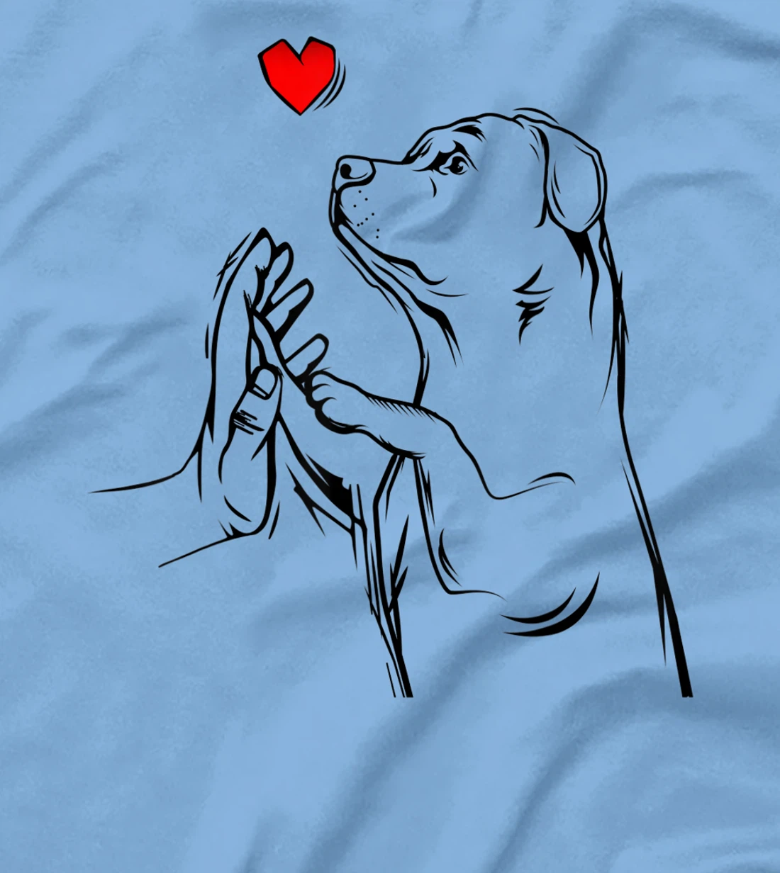 Rottweiler Love Funny Dog Mom Women T-Shirt, Kid T-Shirt and Women T-Shirt