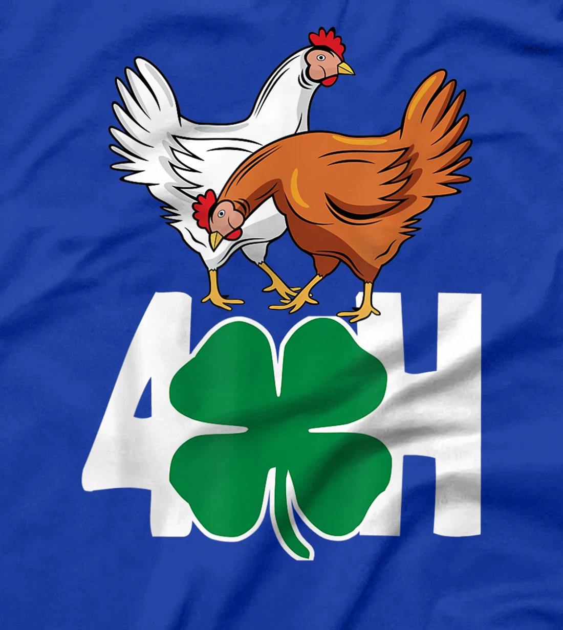 Fun Farm Animals FFA 4-H Chickens T-Shirt, Women T-Shirt