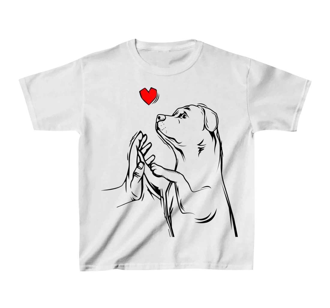 Rottweiler Love Funny Dog Mom Women T-Shirt, Kid T-Shirt and Women T-Shirt