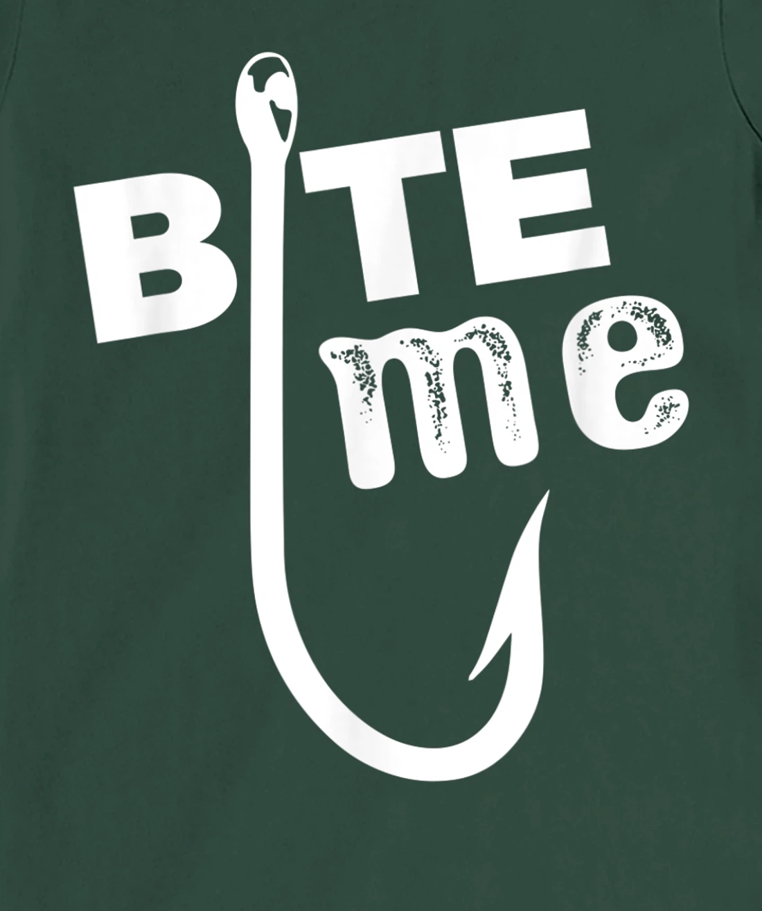 bite me fly fishing bass hook funny fishing T-Shirt, Women T-Shirt