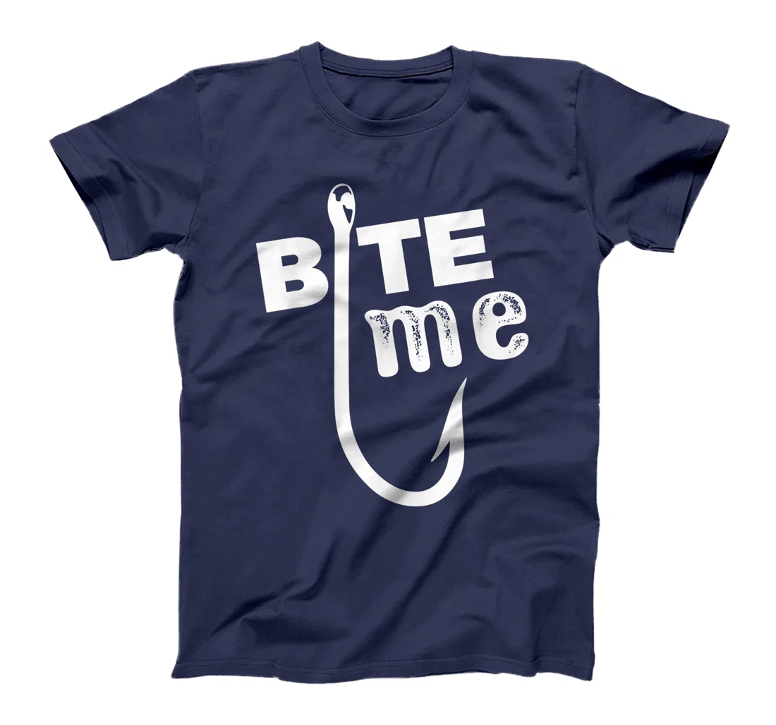 bite me fly fishing bass hook funny fishing T-Shirt, Women T-Shirt