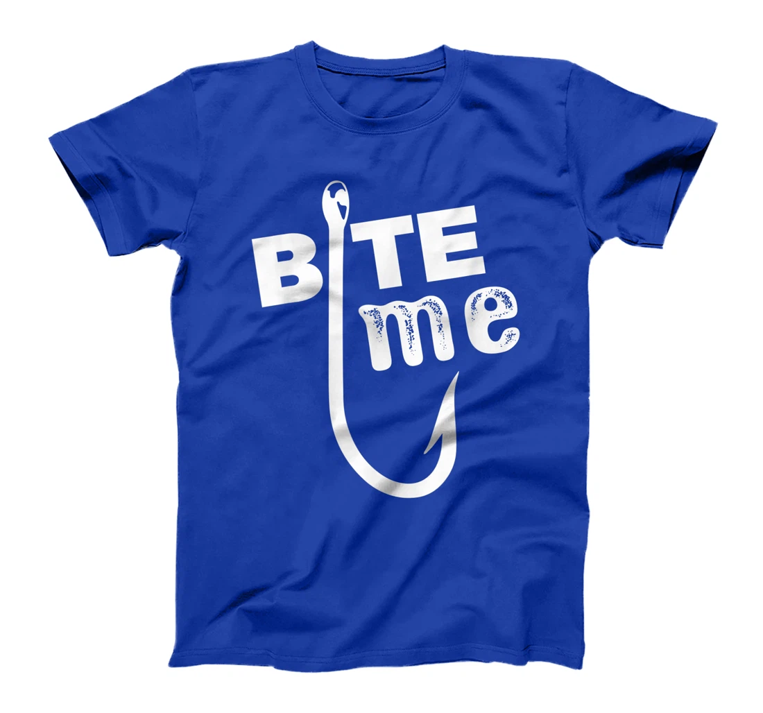 bite me fly fishing bass hook funny fishing T-Shirt, Women T-Shirt
