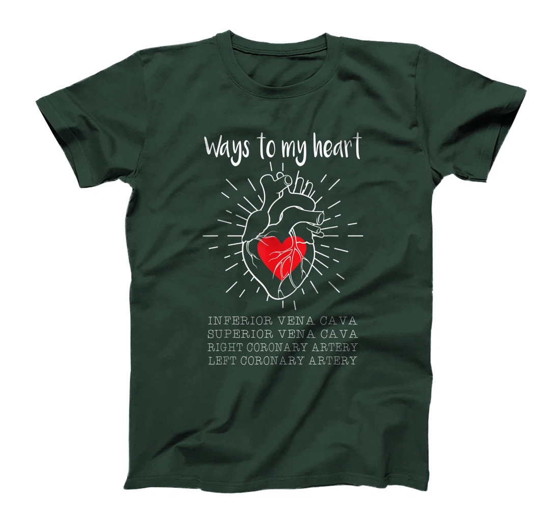 Ways To My Heart Inferior Vena Cava For Cardiologist Surgeon T-Shirt, Women T-Shirt