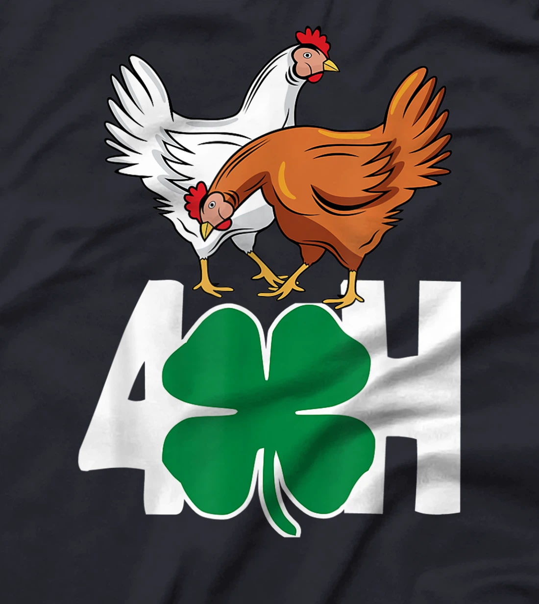 Fun Farm Animals FFA 4-H Chickens T-Shirt, Women T-Shirt