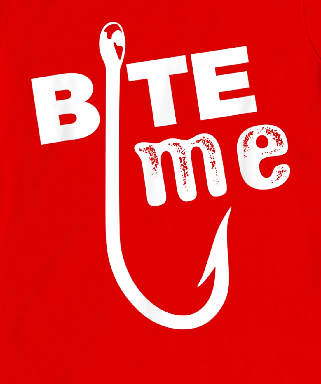 bite me fly fishing bass hook funny fishing T-Shirt, Women T-Shirt