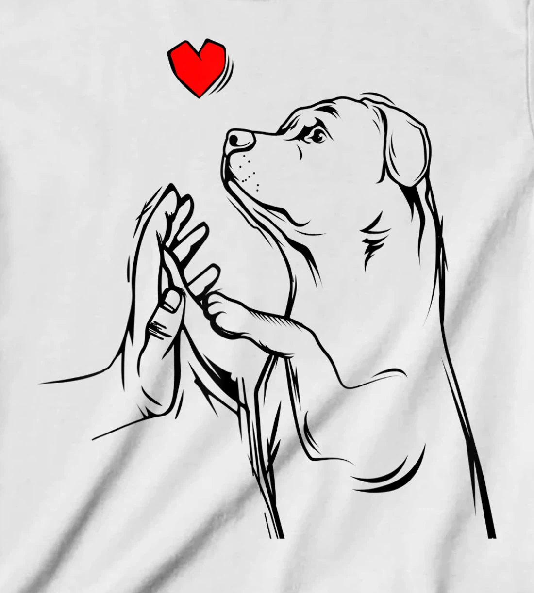 Rottweiler Love Funny Dog Mom Women T-Shirt, Kid T-Shirt and Women T-Shirt