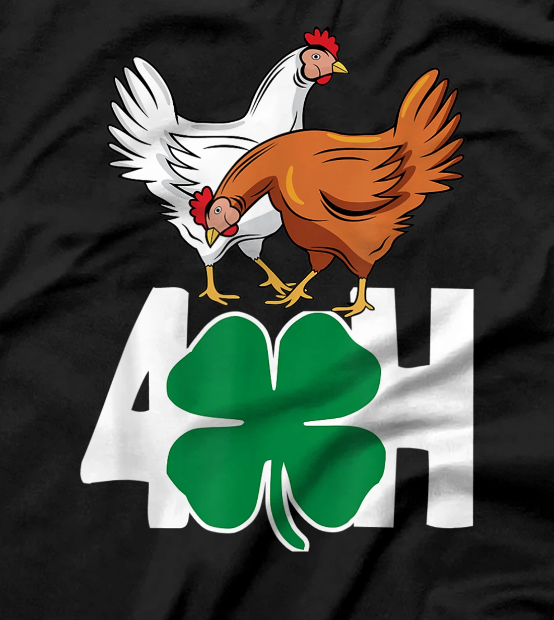 Fun Farm Animals FFA 4-H Chickens T-Shirt, Women T-Shirt