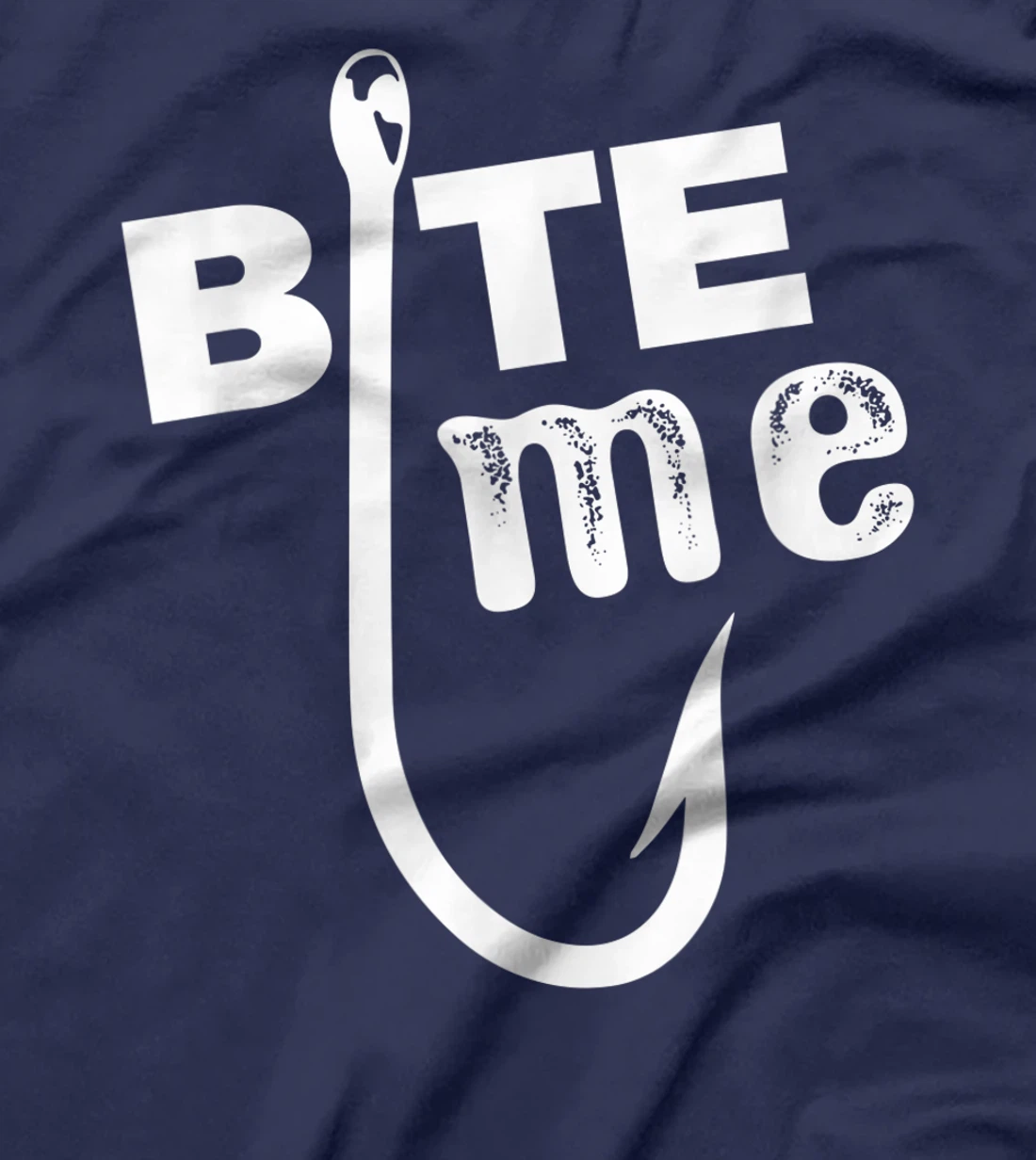 bite me fly fishing bass hook funny fishing T-Shirt, Women T-Shirt