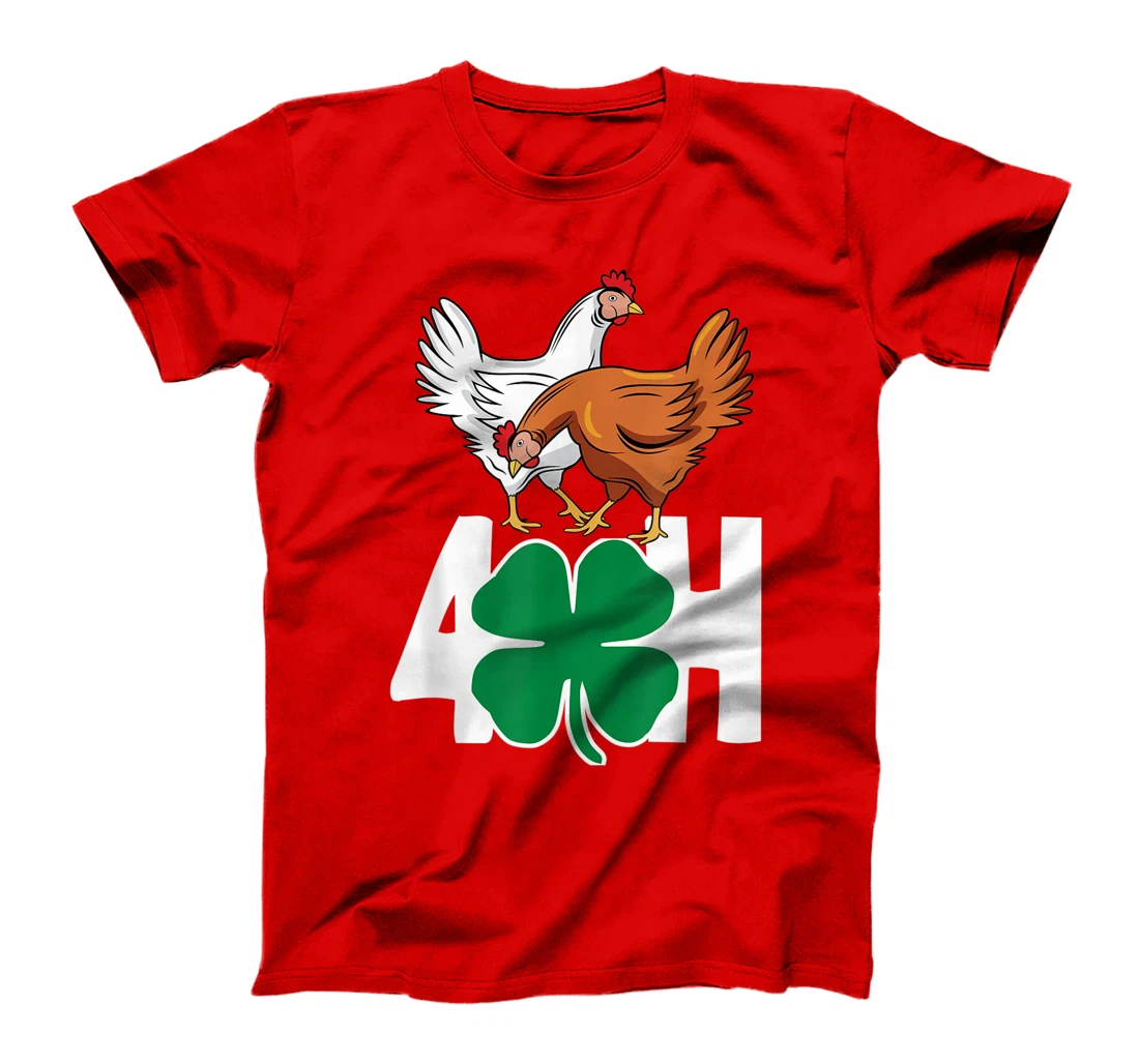 Fun Farm Animals FFA 4-H Chickens T-Shirt, Women T-Shirt