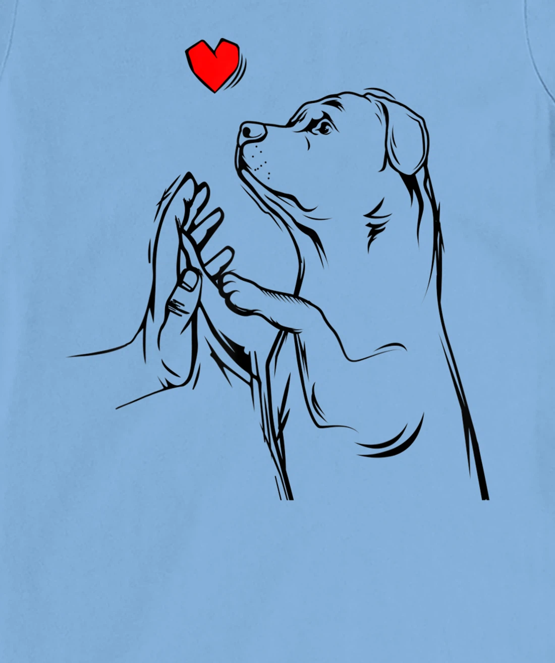 Rottweiler Love Funny Dog Mom Women T-Shirt, Kid T-Shirt and Women T-Shirt