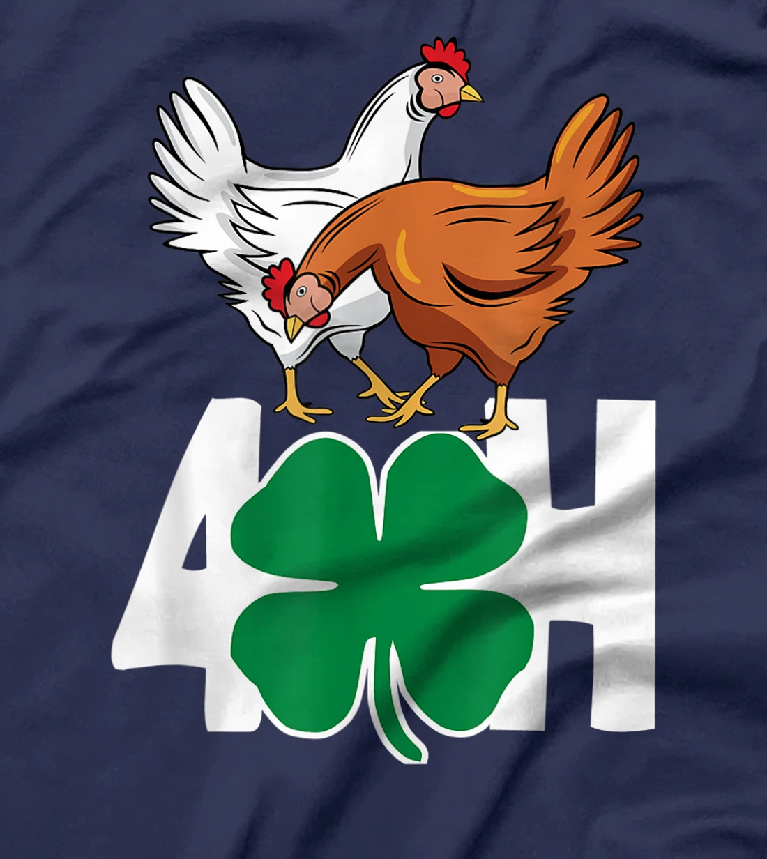 Fun Farm Animals FFA 4-H Chickens T-Shirt, Women T-Shirt