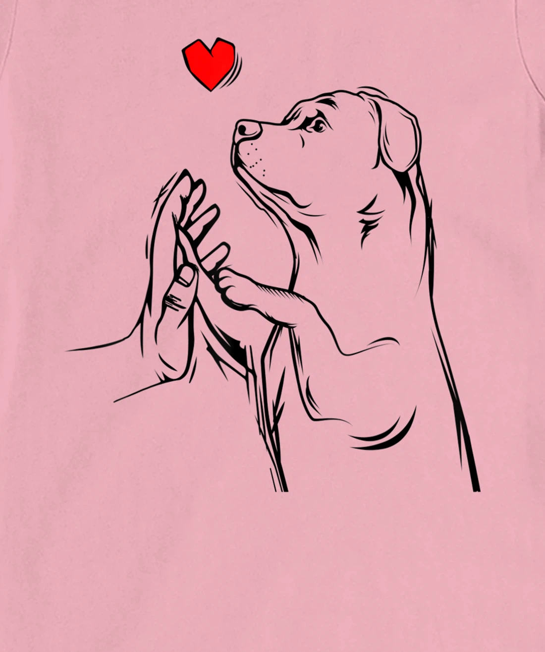 Rottweiler Love Funny Dog Mom Women T-Shirt, Kid T-Shirt and Women T-Shirt