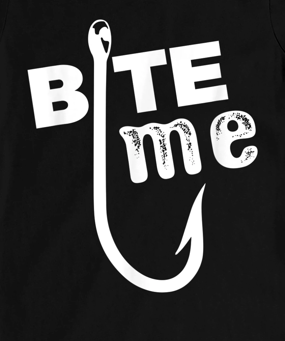 bite me fly fishing bass hook funny fishing T-Shirt, Women T-Shirt