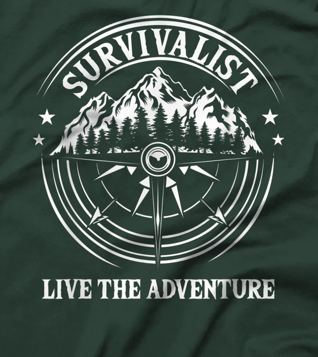 Survivalist Live The Adventure Camper Nature Outdoor Camping T-Shirt, Kid T-Shirt and Women T-Shirt