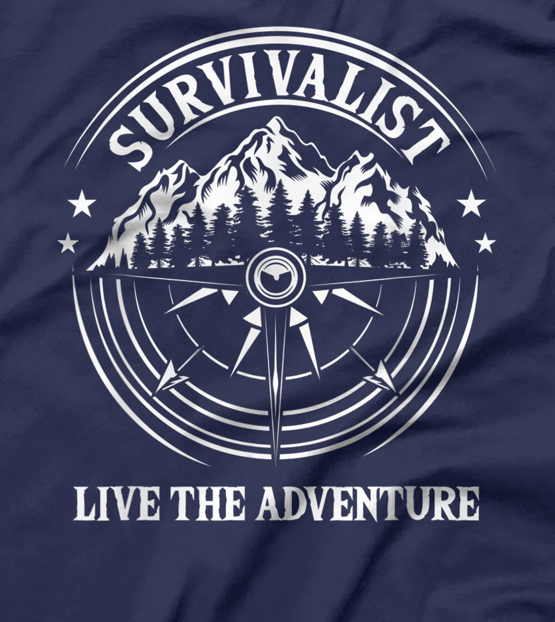 Survivalist Live The Adventure Camper Nature Outdoor Camping T-Shirt, Kid T-Shirt and Women T-Shirt