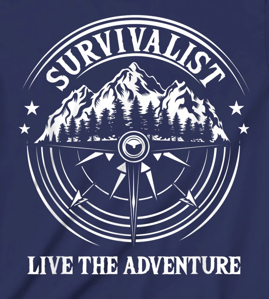Survivalist Live The Adventure Camper Nature Outdoor Camping T-Shirt, Kid T-Shirt and Women T-Shirt