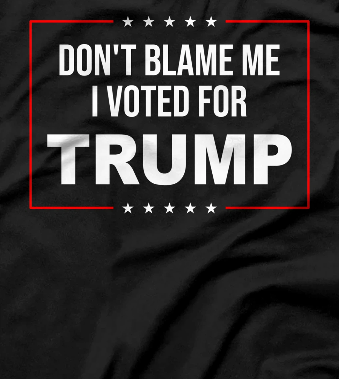 DON'T BLAME ME I VOTED FOR TRUMP T-Shirt