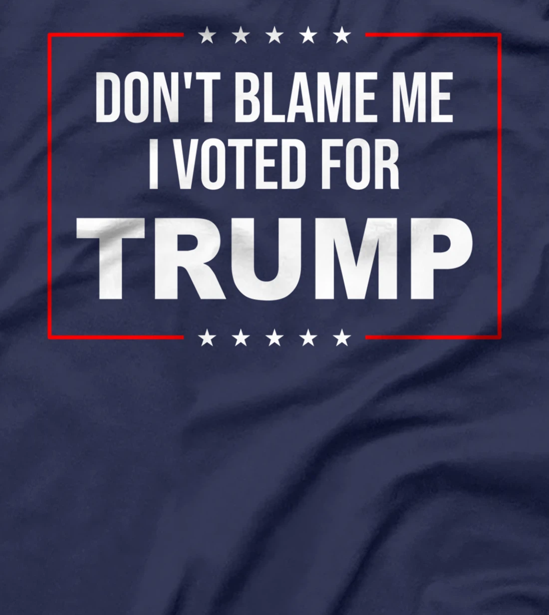 DON'T BLAME ME I VOTED FOR TRUMP T-Shirt