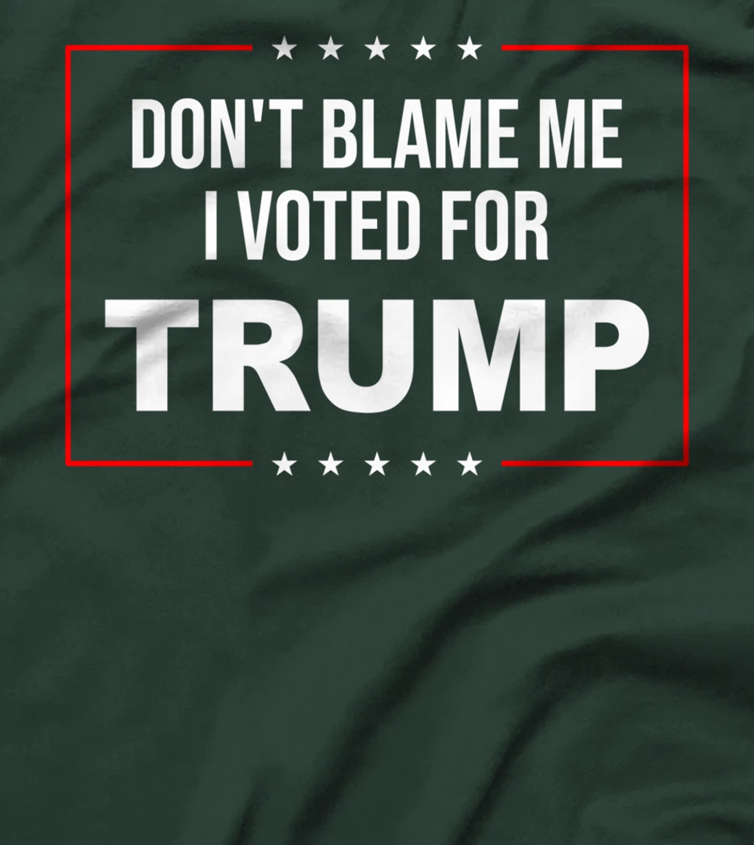 DON'T BLAME ME I VOTED FOR TRUMP T-Shirt