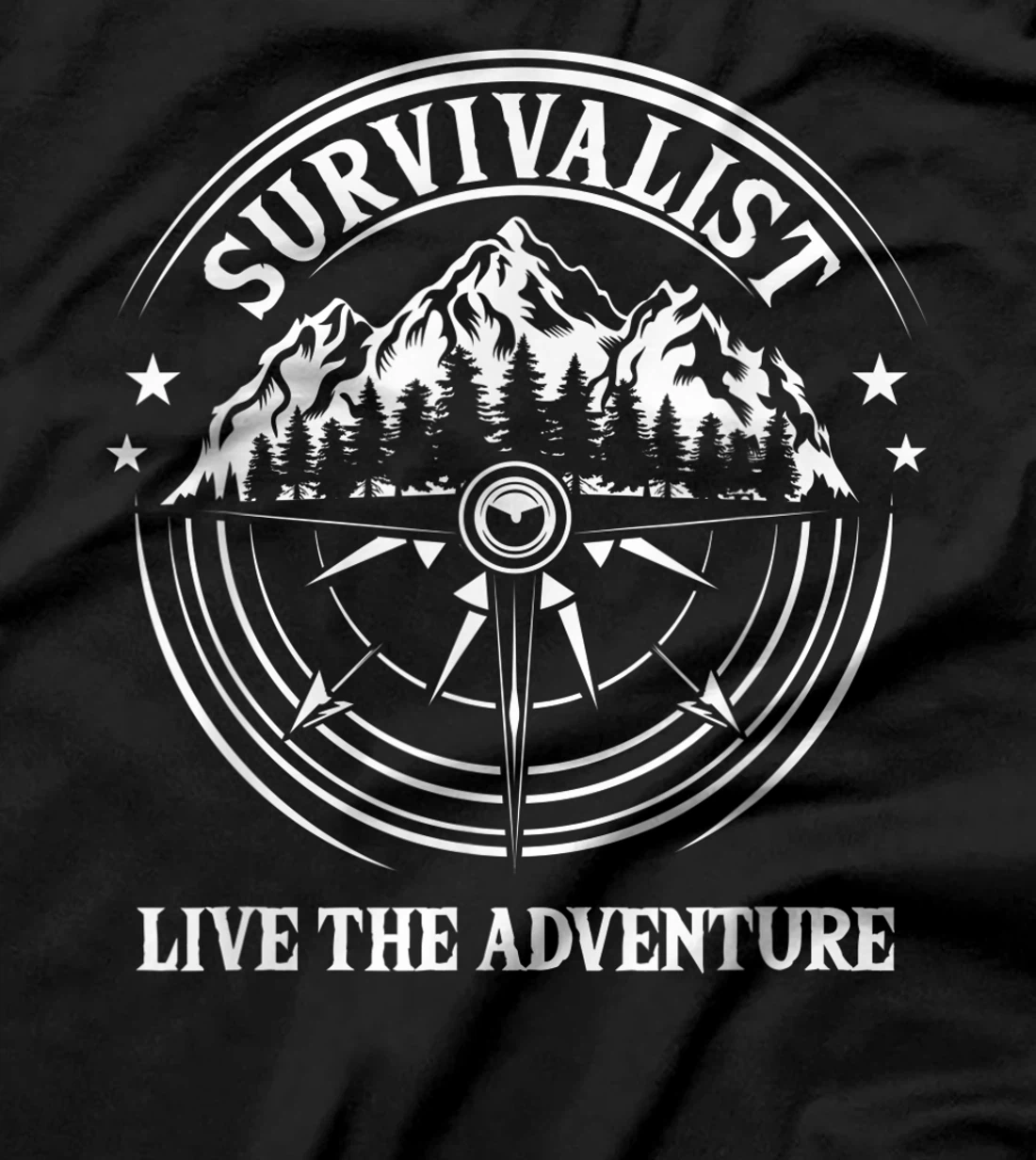 Survivalist Live The Adventure Camper Nature Outdoor Camping T-Shirt, Kid T-Shirt and Women T-Shirt