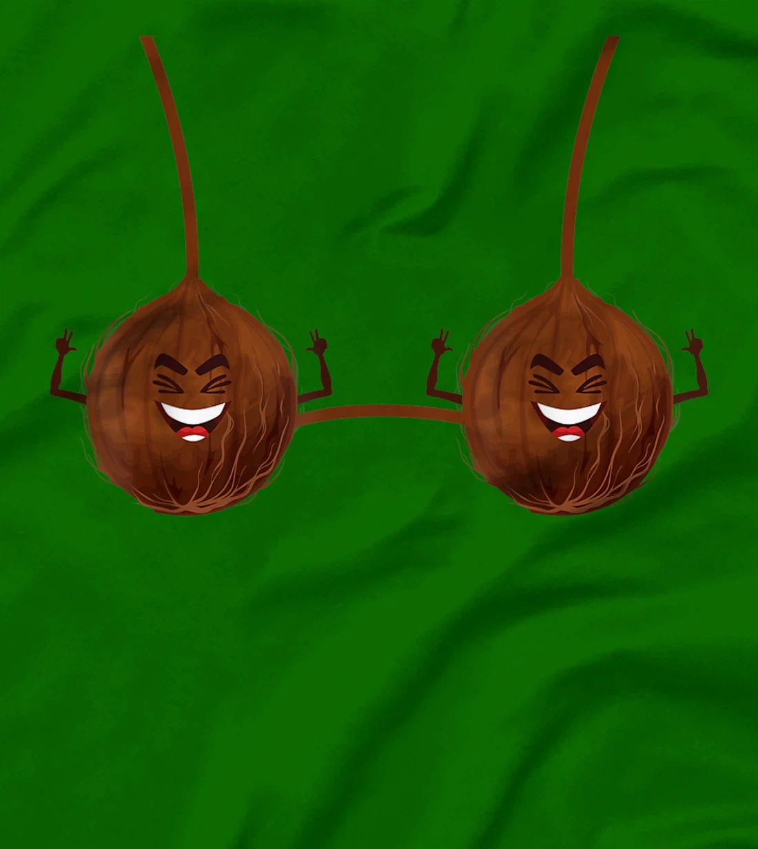 Womens Luau Coconut Bra Aloha Beaches Summer Outfit Distressed T-Shirt, Women T-Shirt