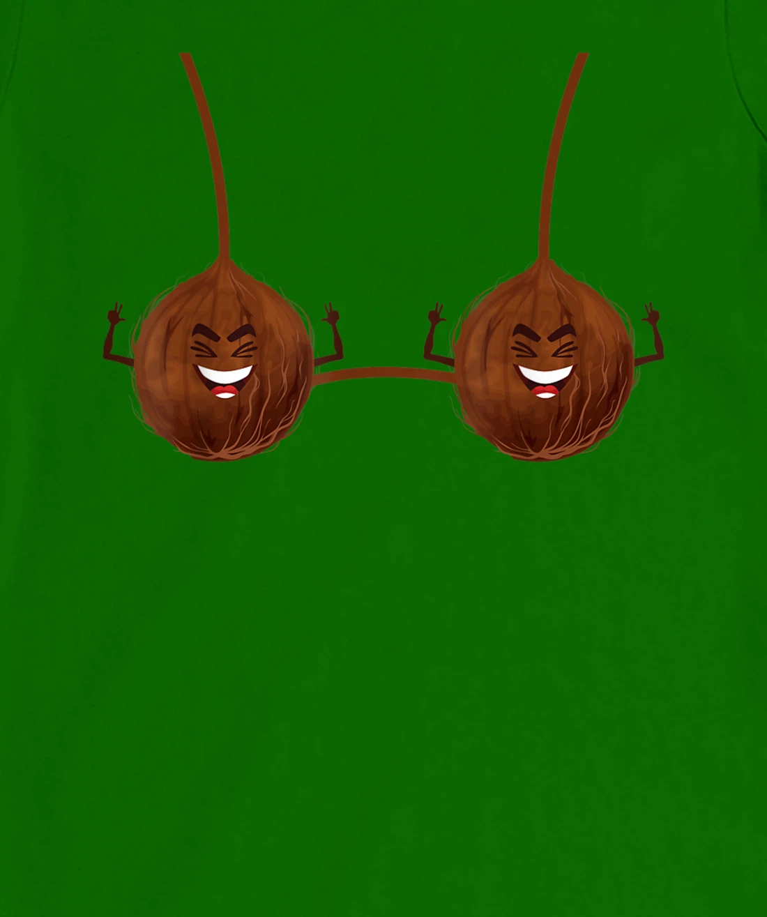 Womens Luau Coconut Bra Aloha Beaches Summer Outfit Distressed T-Shirt, Women T-Shirt