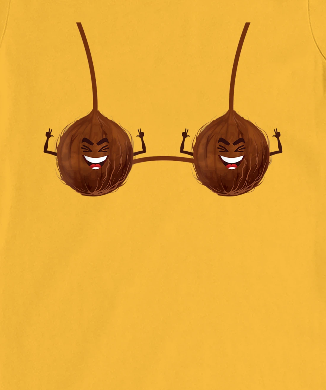 Womens Luau Coconut Bra Aloha Beaches Summer Outfit Distressed T-Shirt, Women T-Shirt