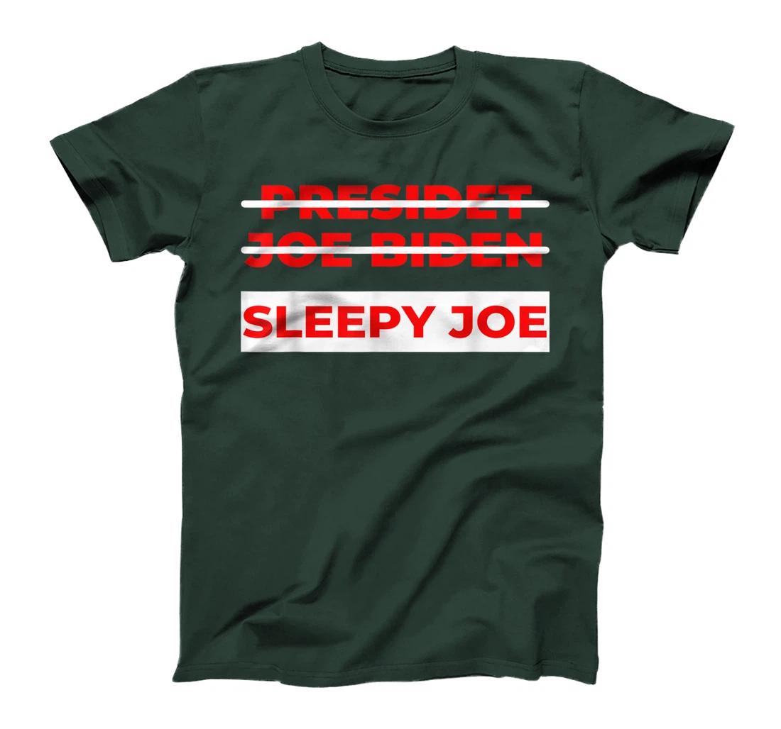 Anti Biden Sleepy Joe Political Not My President T-Shirt, Kid T-Shirt and Women T-Shirt