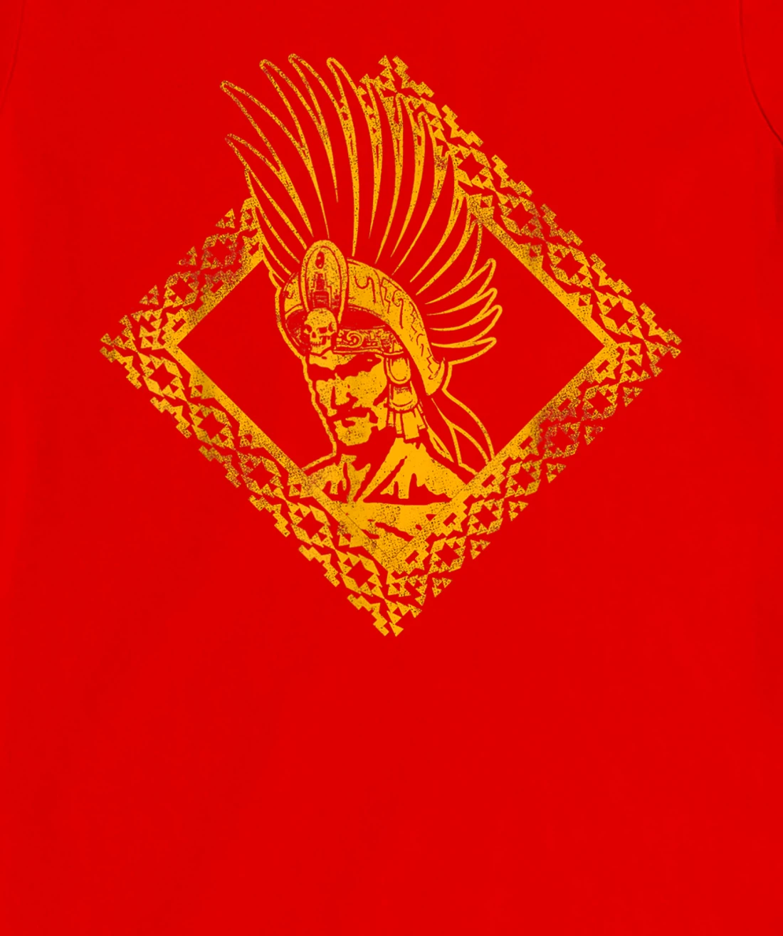 Aztec Warrior King Mexican Native Art Mayans Art T-Shirt, Women T-Shirt