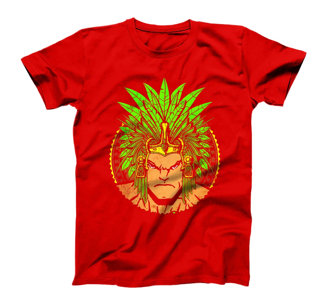 Aztec Warrior King Mexican Native Art Mayans Art T-Shirt, Women T-Shirt