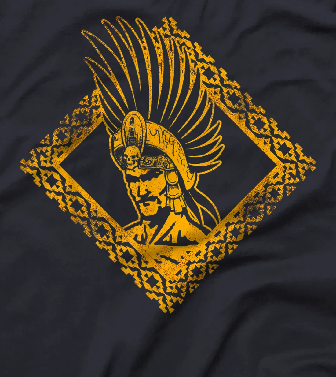 Aztec Warrior King Mexican Native Art Mayans Art T-Shirt, Women T-Shirt