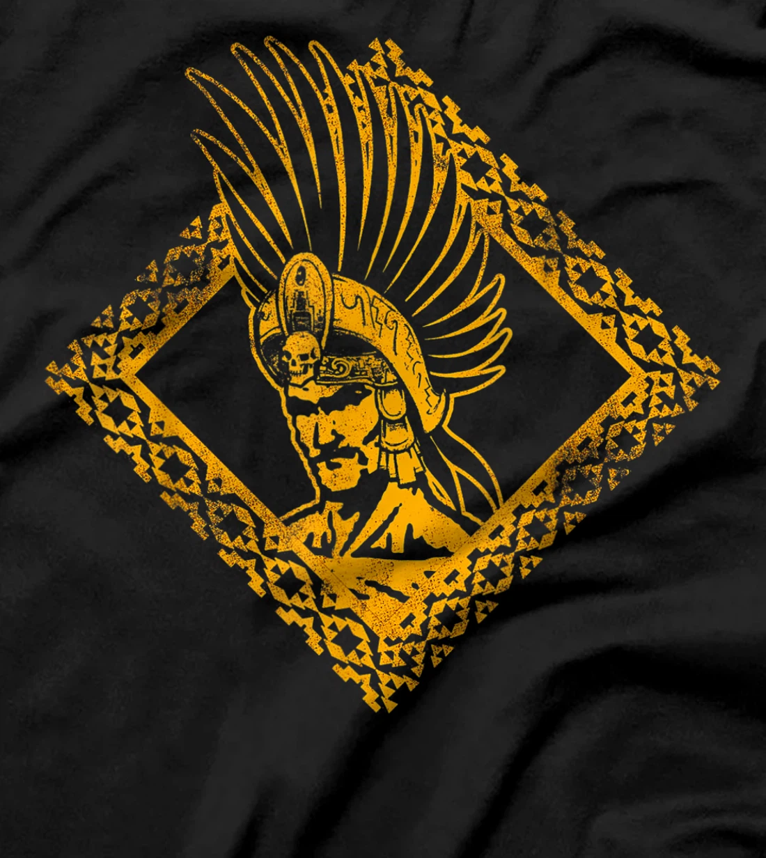 Aztec Warrior King Mexican Native Art Mayans Art T-Shirt, Women T-Shirt