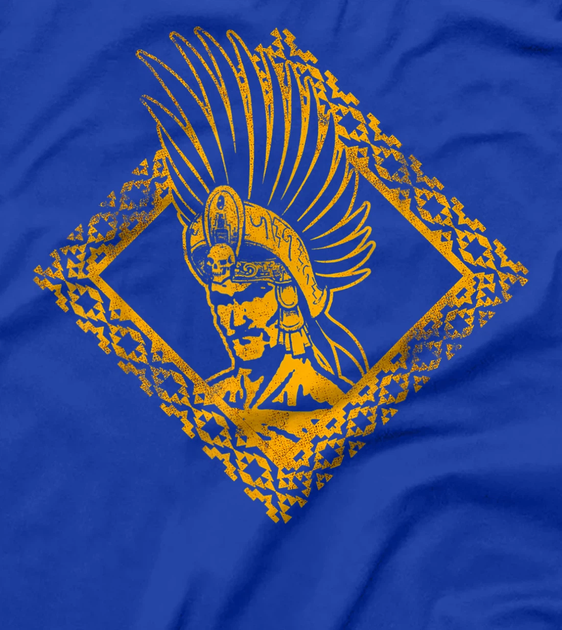 Aztec Warrior King Mexican Native Art Mayans Art T-Shirt, Women T-Shirt