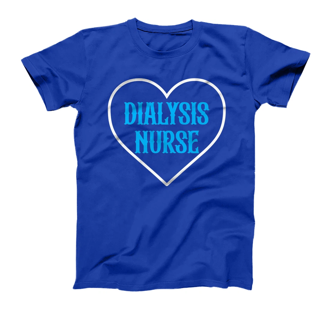 Proud Dialysis Nurse Heart Wordcloud Nursing Healthcare T-Shirt, Women T-Shirt