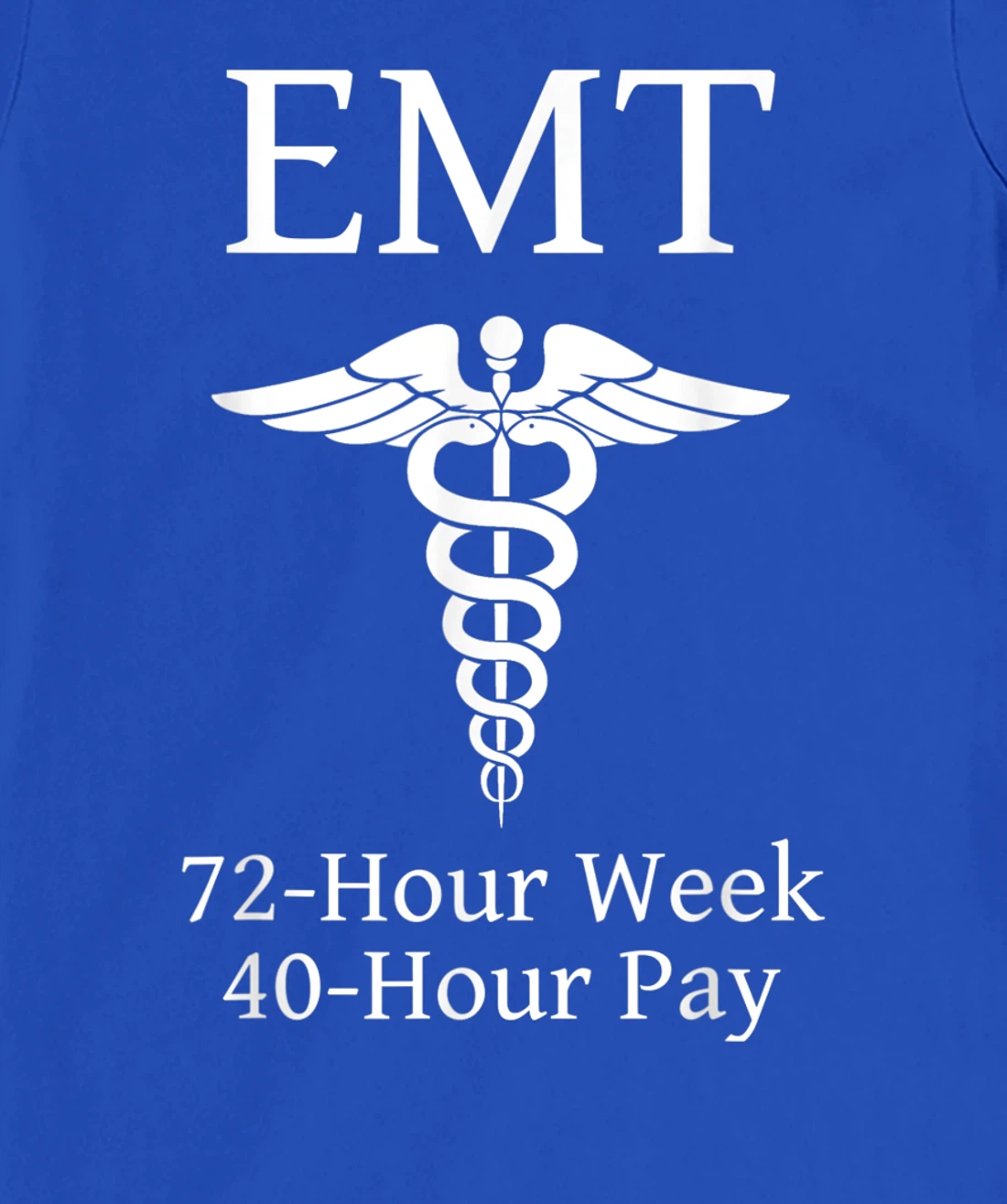 Overworked Emergency Medical Technician - Funny EMT T-Shirt, Kid T-Shirt and Women T-Shirt