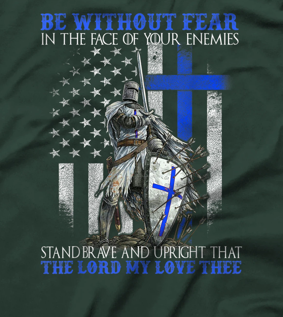 Knight Templar - Be Without Fear - Police Officer T-Shirt, Women T-Shirt