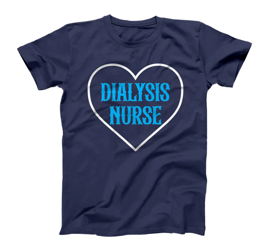 Proud Dialysis Nurse Heart Wordcloud Nursing Healthcare T-Shirt, Women T-Shirt
