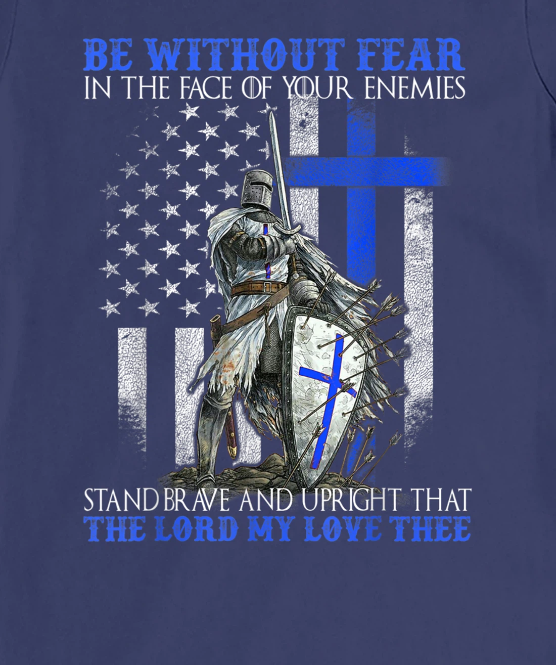 Knight Templar - Be Without Fear - Police Officer T-Shirt, Women T-Shirt