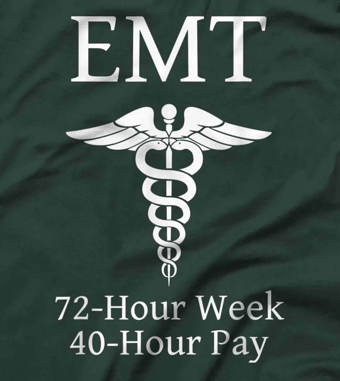 Overworked Emergency Medical Technician - Funny EMT T-Shirt, Kid T-Shirt and Women T-Shirt