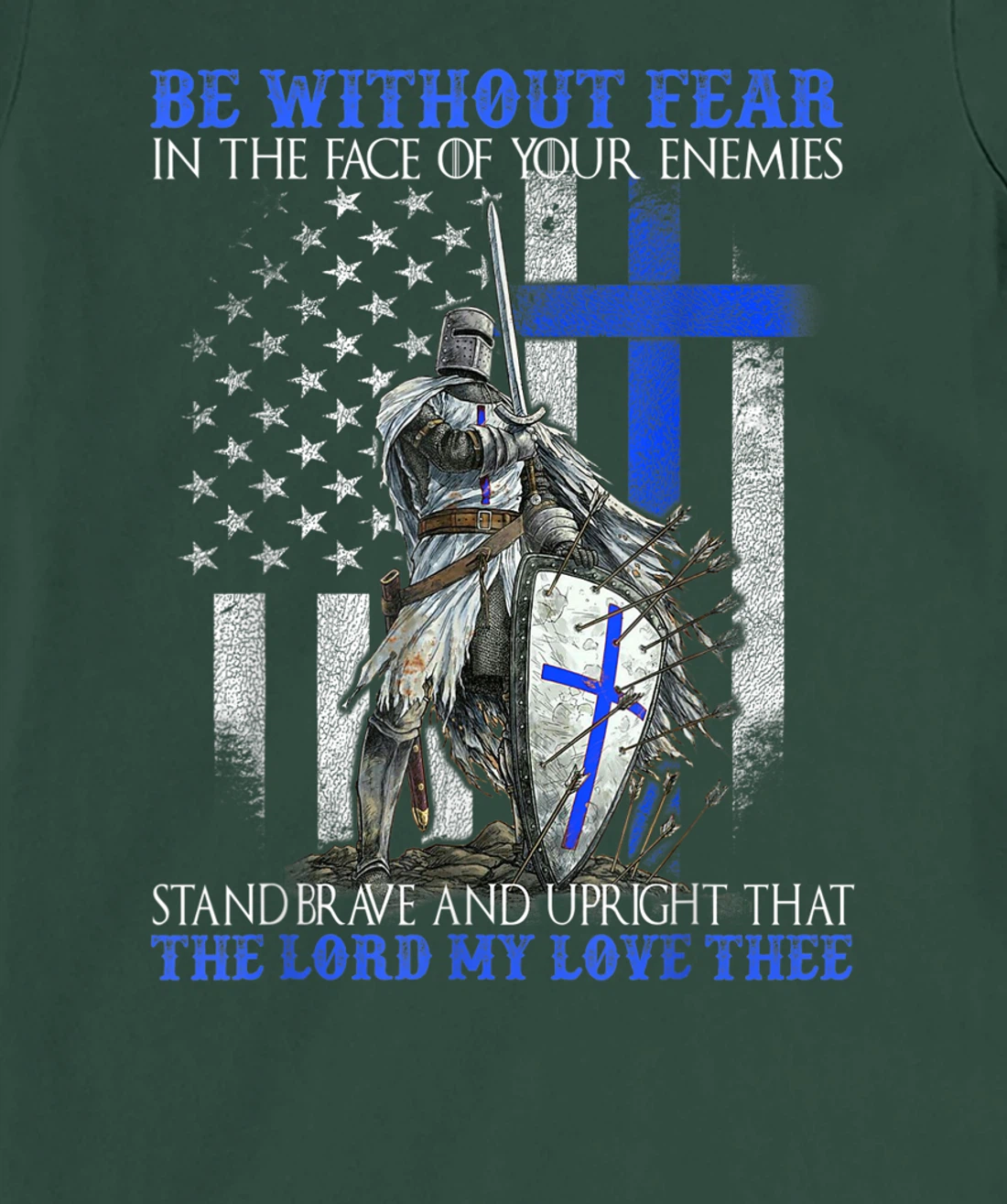 Knight Templar - Be Without Fear - Police Officer T-Shirt, Women T-Shirt