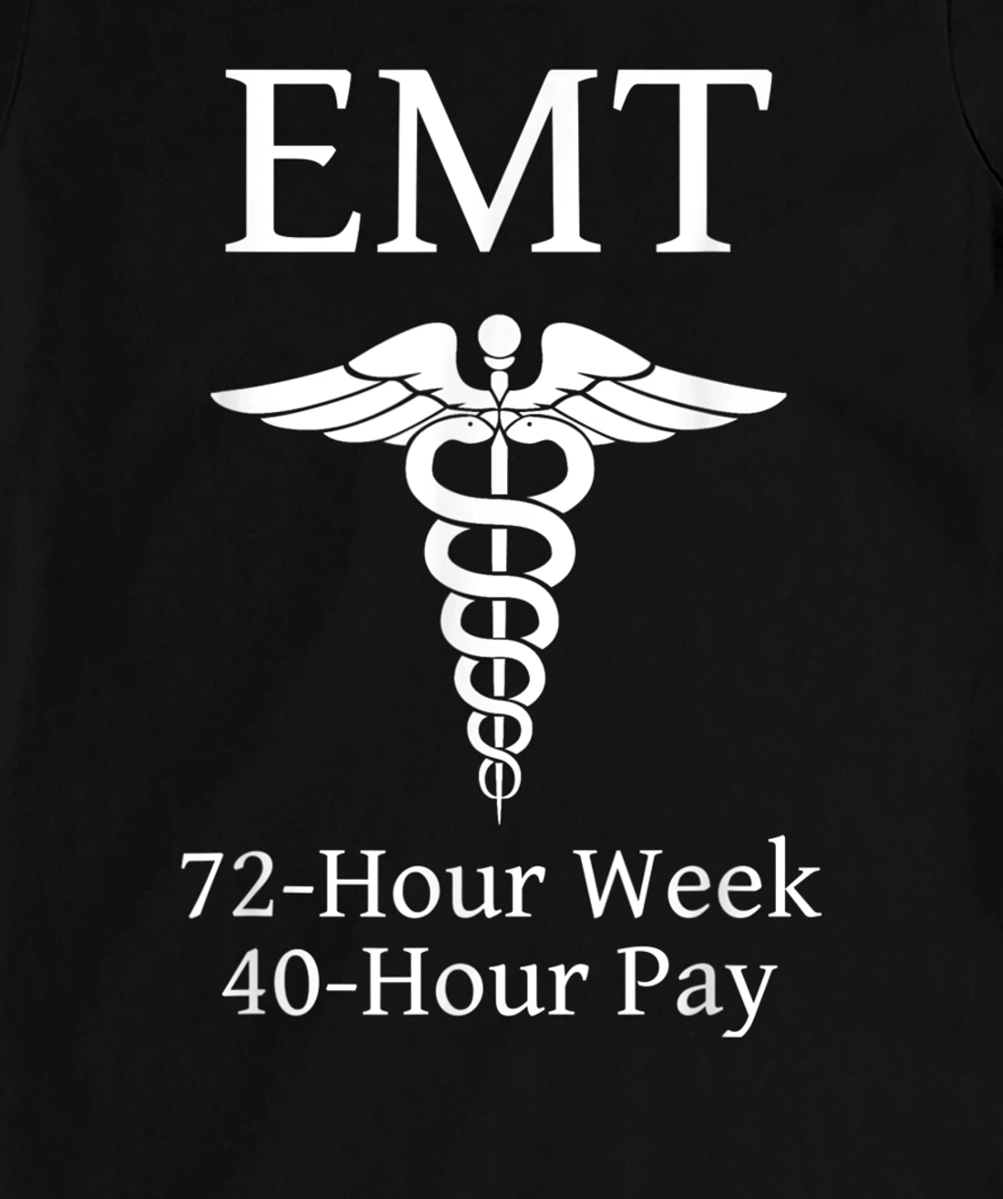 Overworked Emergency Medical Technician - Funny EMT T-Shirt, Kid T-Shirt and Women T-Shirt
