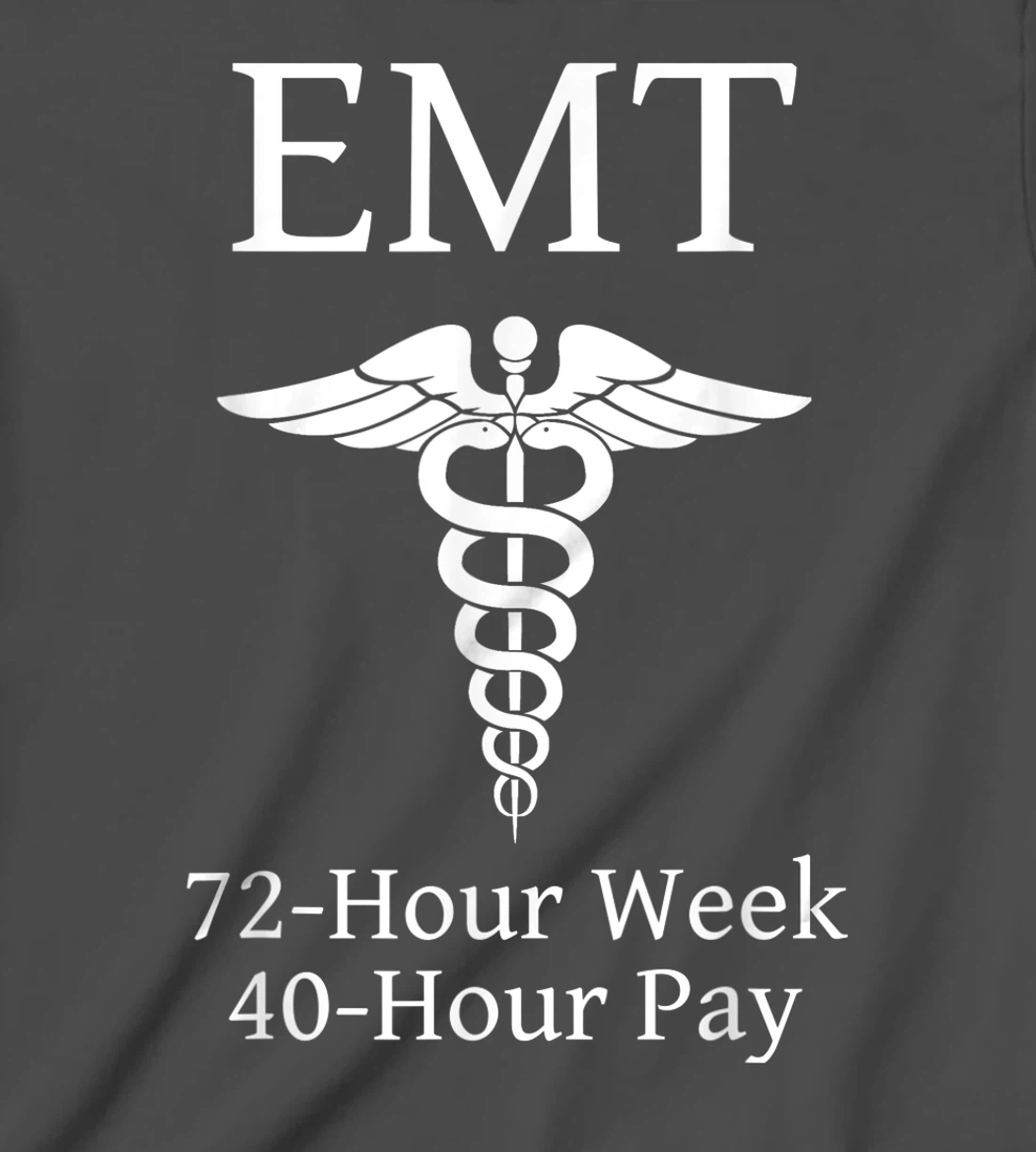 Overworked Emergency Medical Technician - Funny EMT T-Shirt, Kid T-Shirt and Women T-Shirt