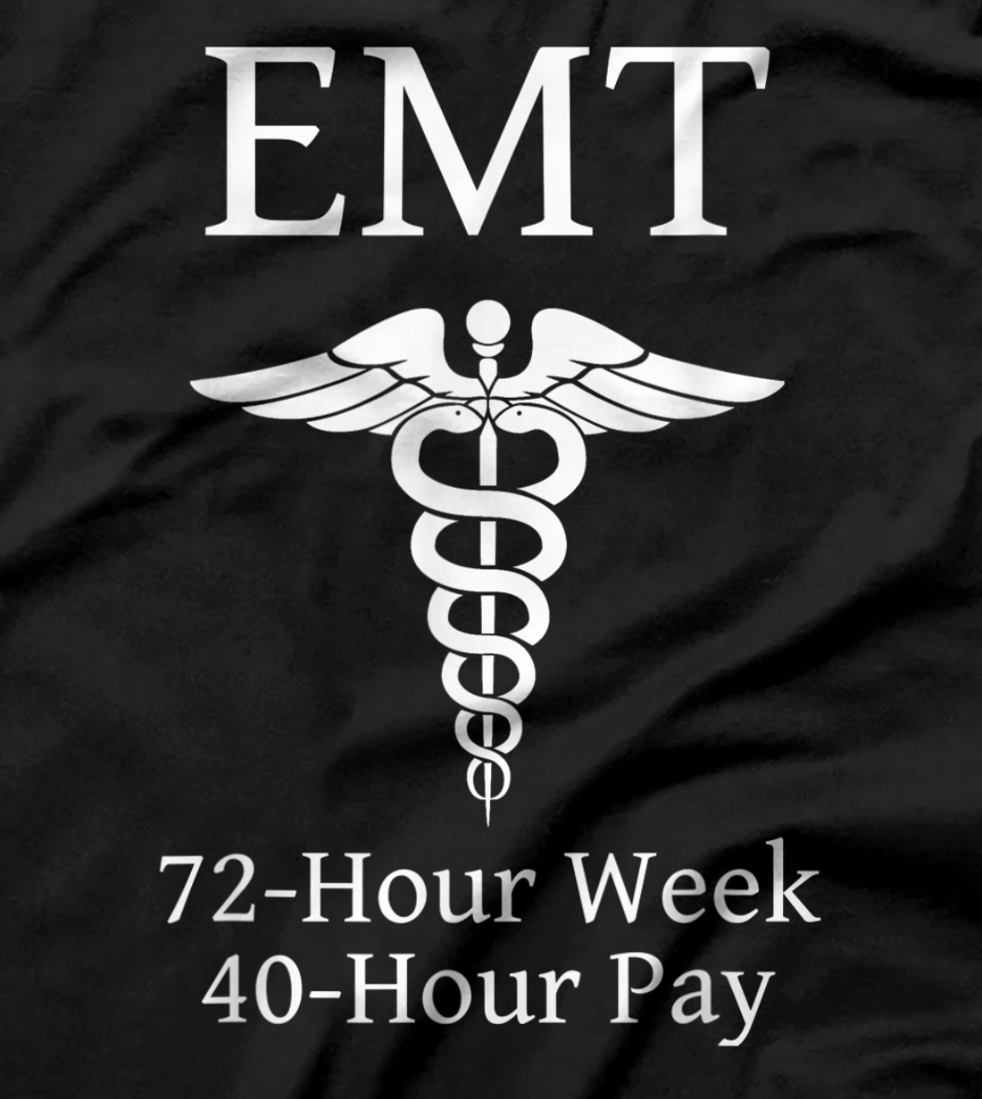 Overworked Emergency Medical Technician - Funny EMT T-Shirt, Kid T-Shirt and Women T-Shirt