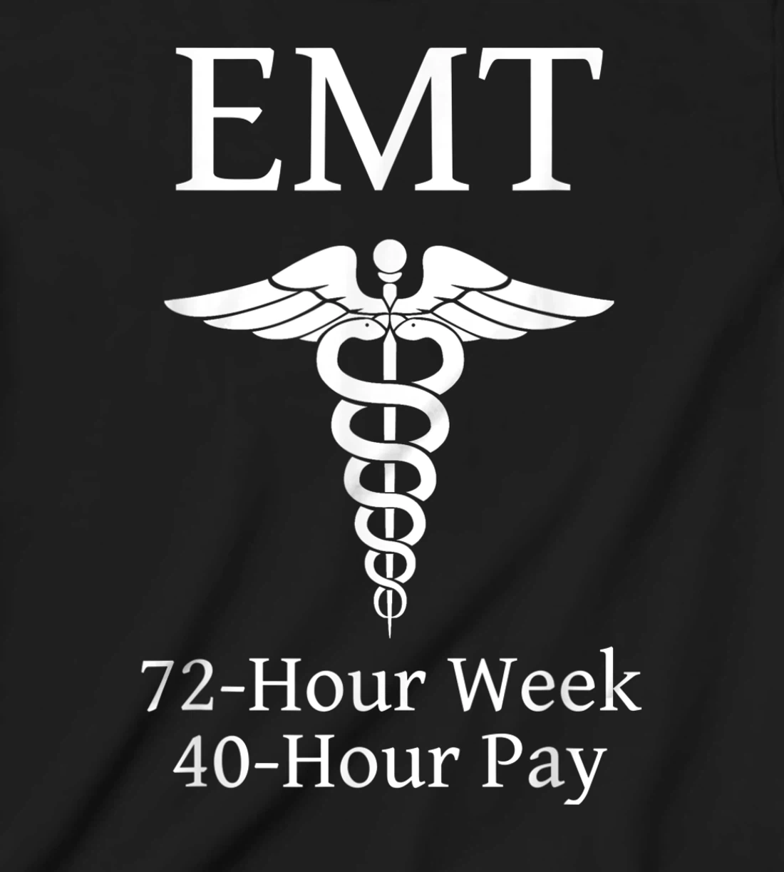 Overworked Emergency Medical Technician - Funny EMT T-Shirt, Kid T-Shirt and Women T-Shirt