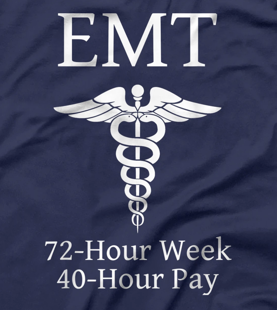 Overworked Emergency Medical Technician - Funny EMT T-Shirt, Kid T-Shirt and Women T-Shirt