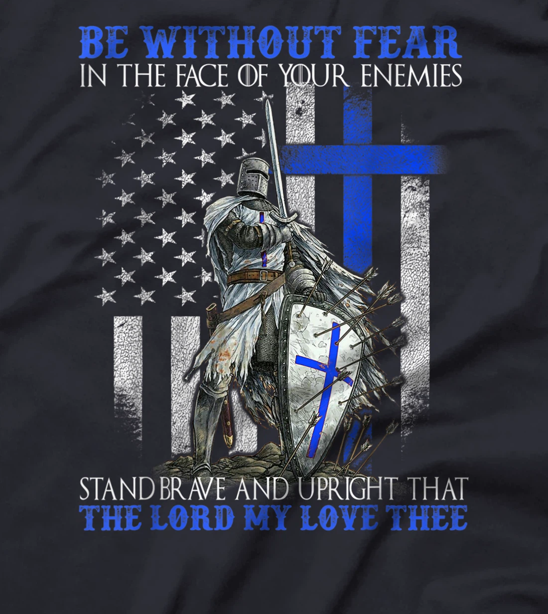 Knight Templar - Be Without Fear - Police Officer T-Shirt, Women T-Shirt