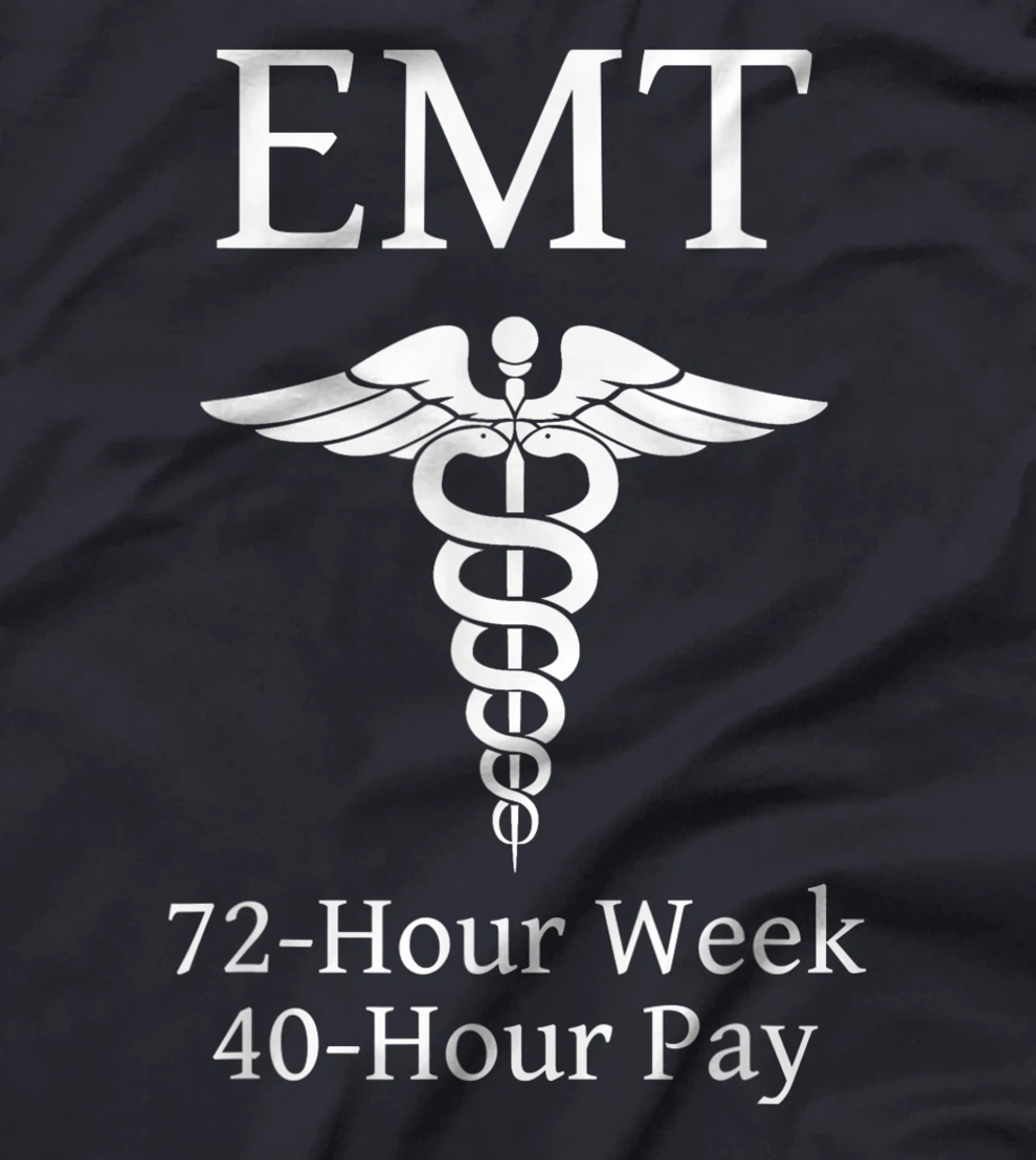 Overworked Emergency Medical Technician - Funny EMT T-Shirt, Kid T-Shirt and Women T-Shirt