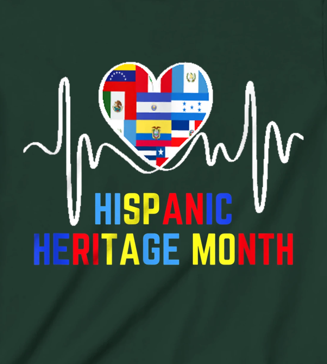 Latino America Culture Gift National Hispanic Heritage Month T-Shirt, Kid T-Shirt and Women T-Shirt